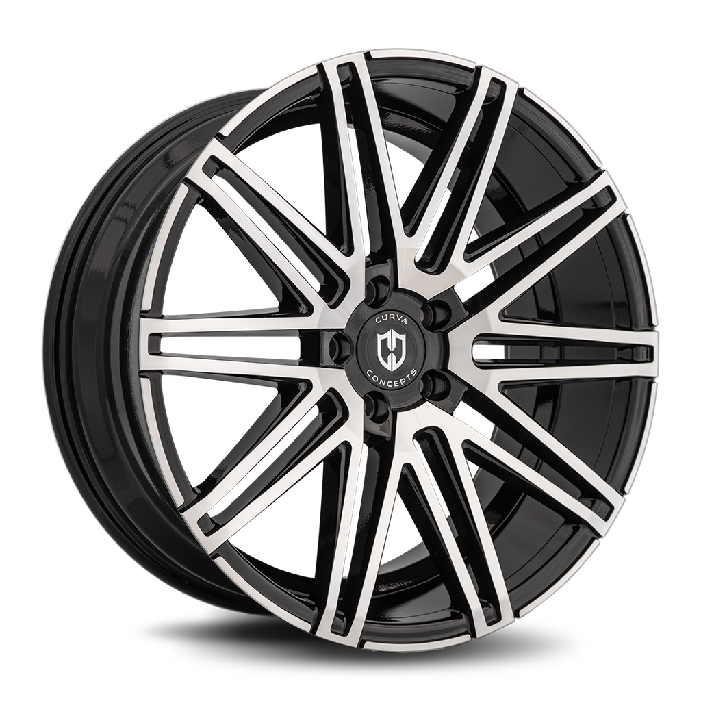 C48 20x10.5 Blank 40 73.1 Gloss Black Machine Face