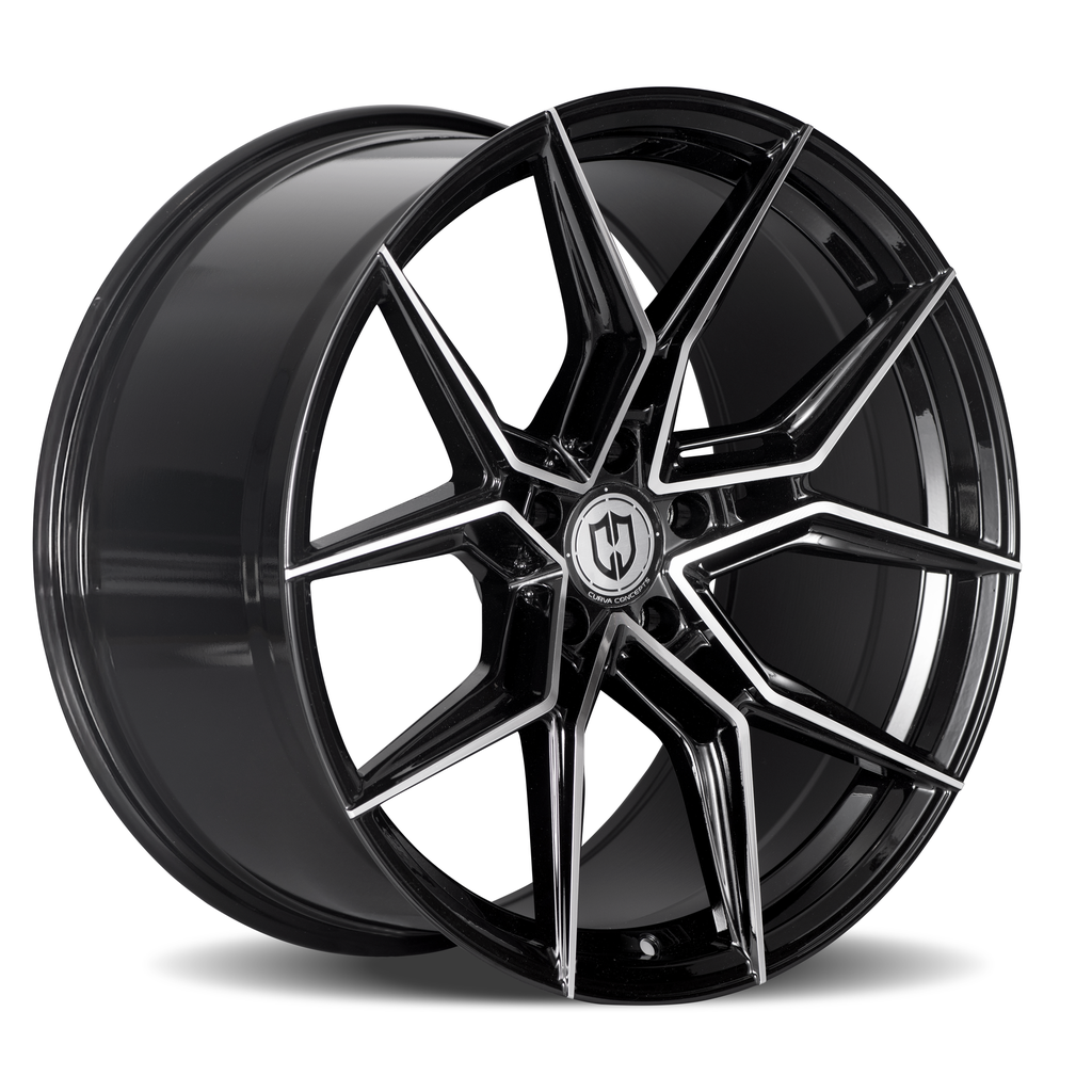 CFF43 20x9 BLANK 35 73.1 Gloss Black Machine Face