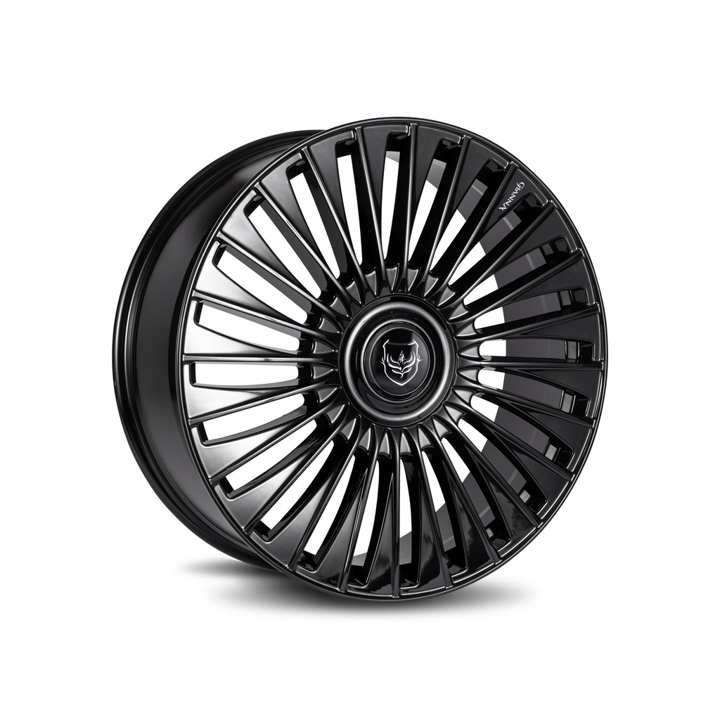 Lusso 22x9 Blank 20 73.1 Gloss Black