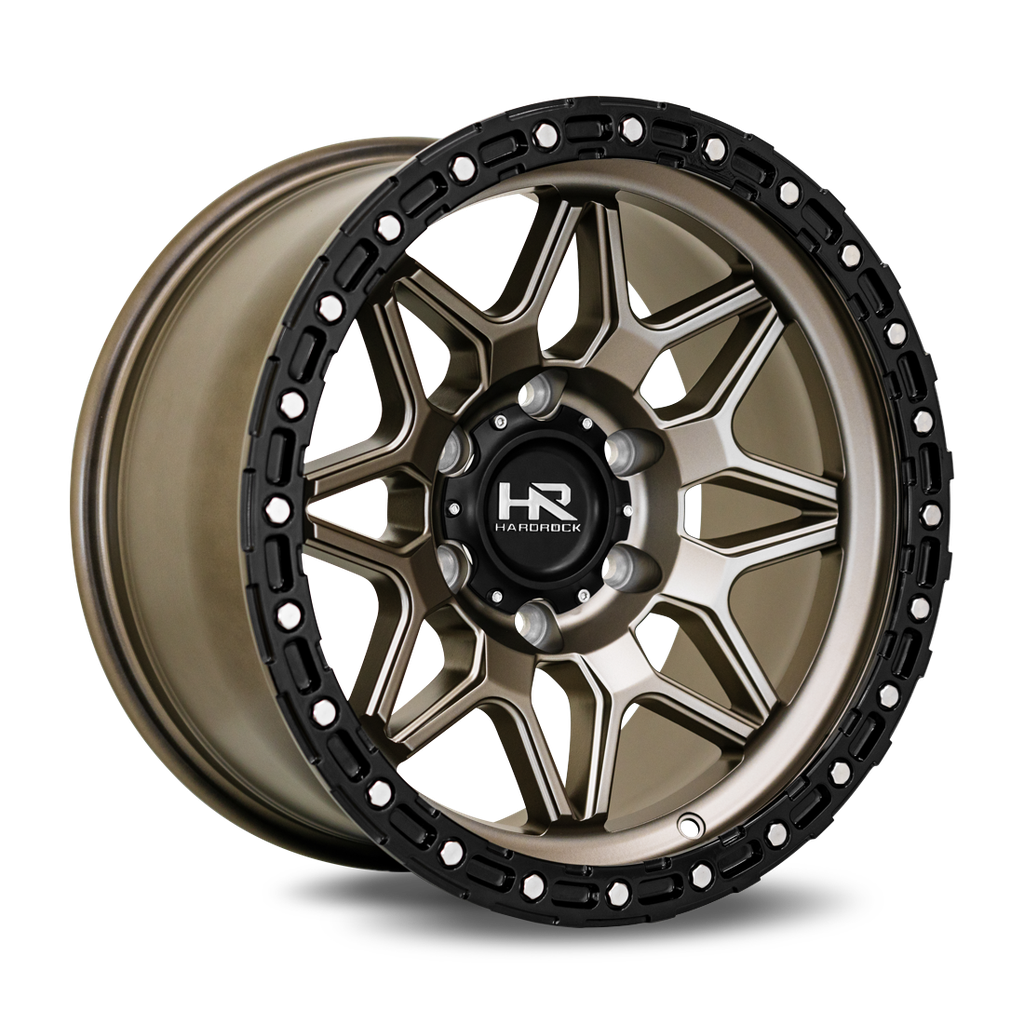 H105 17x9 6x139.7 -12 108 Matte Bronze-Black B/L