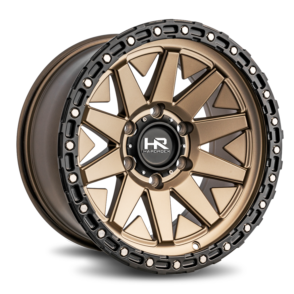 H106 17x9 5x127 -12 78.1 Matte Bronze-Black B/L