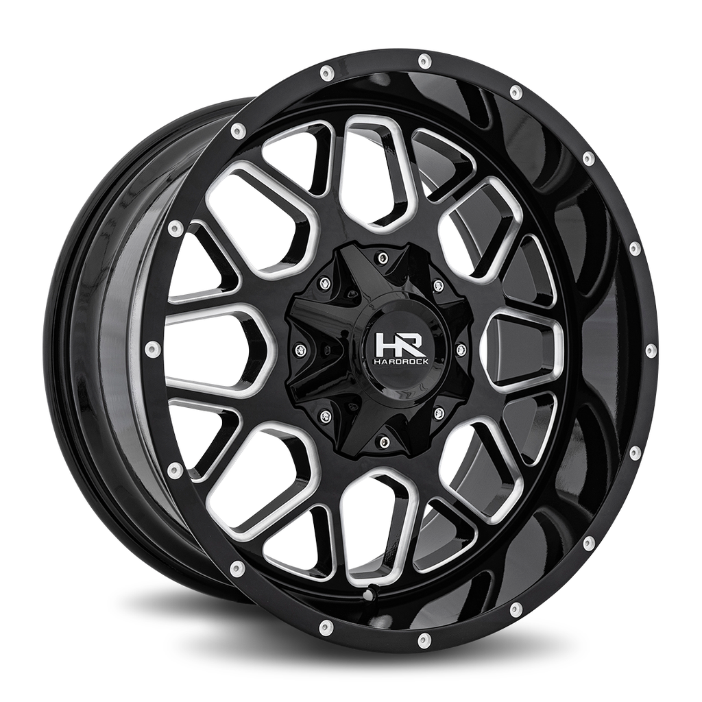 Gunner 20x10 5x127/139.7 -19 87 Gloss Black Milled