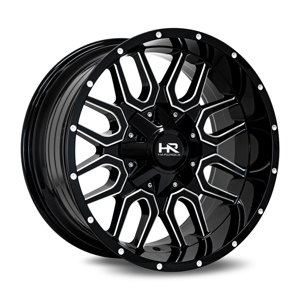 Commander 20x10 6x135/139.7 -19 108 Gloss Black Milled