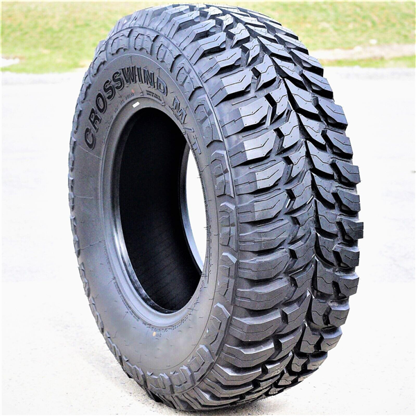 LT265/75R16 CROSSWIND M/T 10PLY 123/120Q BLK M+S 80psi