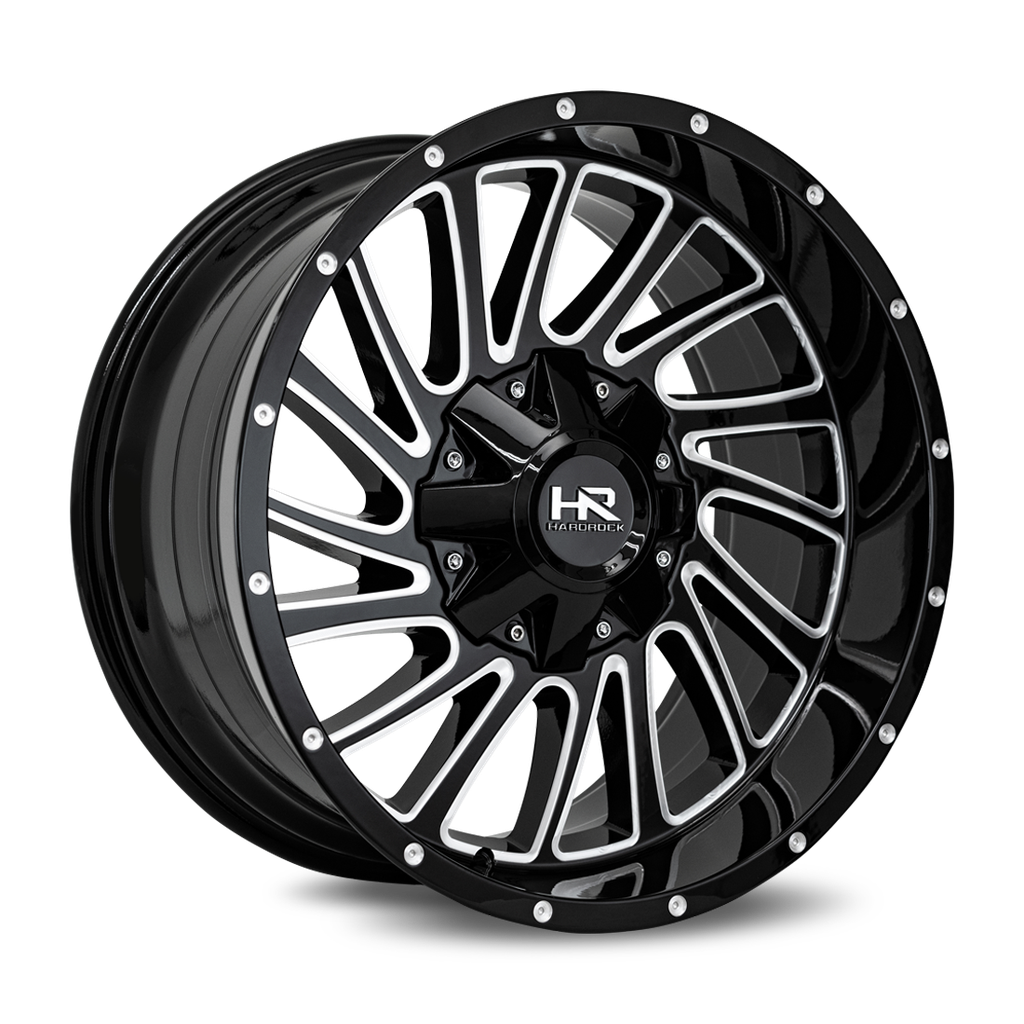 Overdrive 20x12 8x170 -51 125.2 Gloss Black Milled