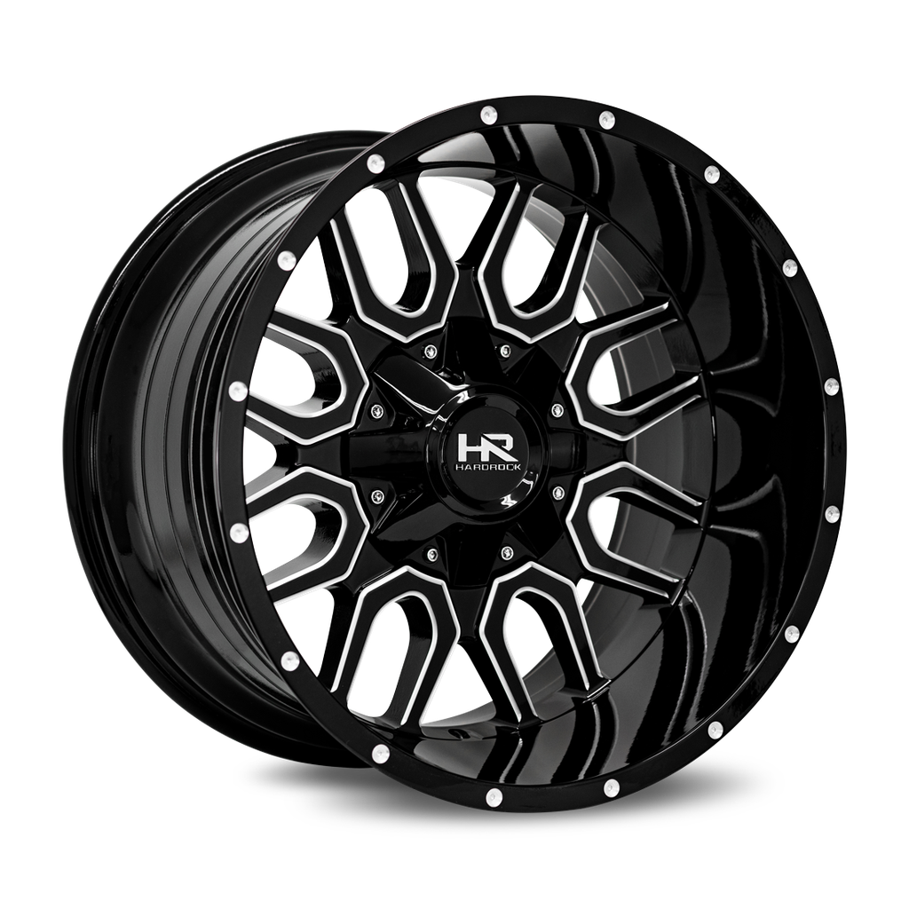 Commander 20x12 5x150/139.7 -51 110.3 Gloss Black Milled