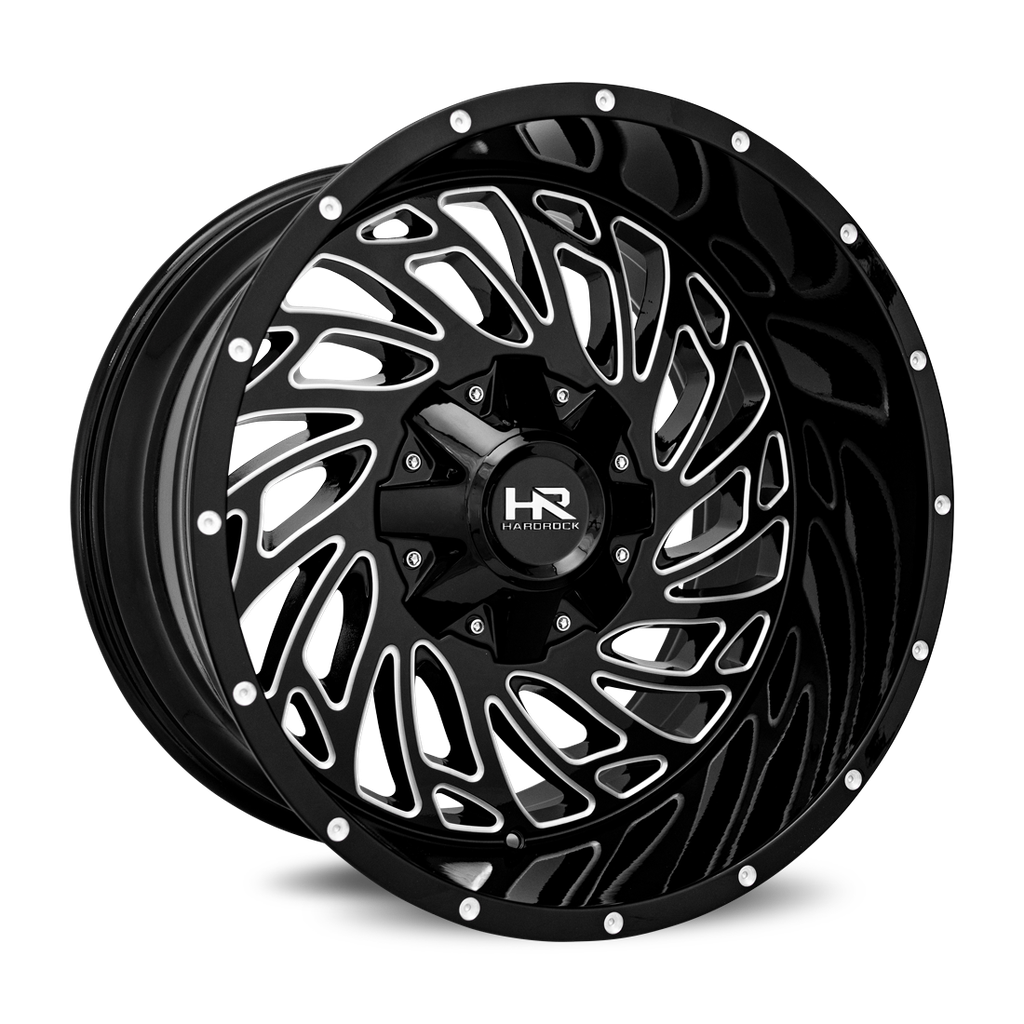Attack 20x12 6x135/139.7 -51 108 Gloss Black Milled