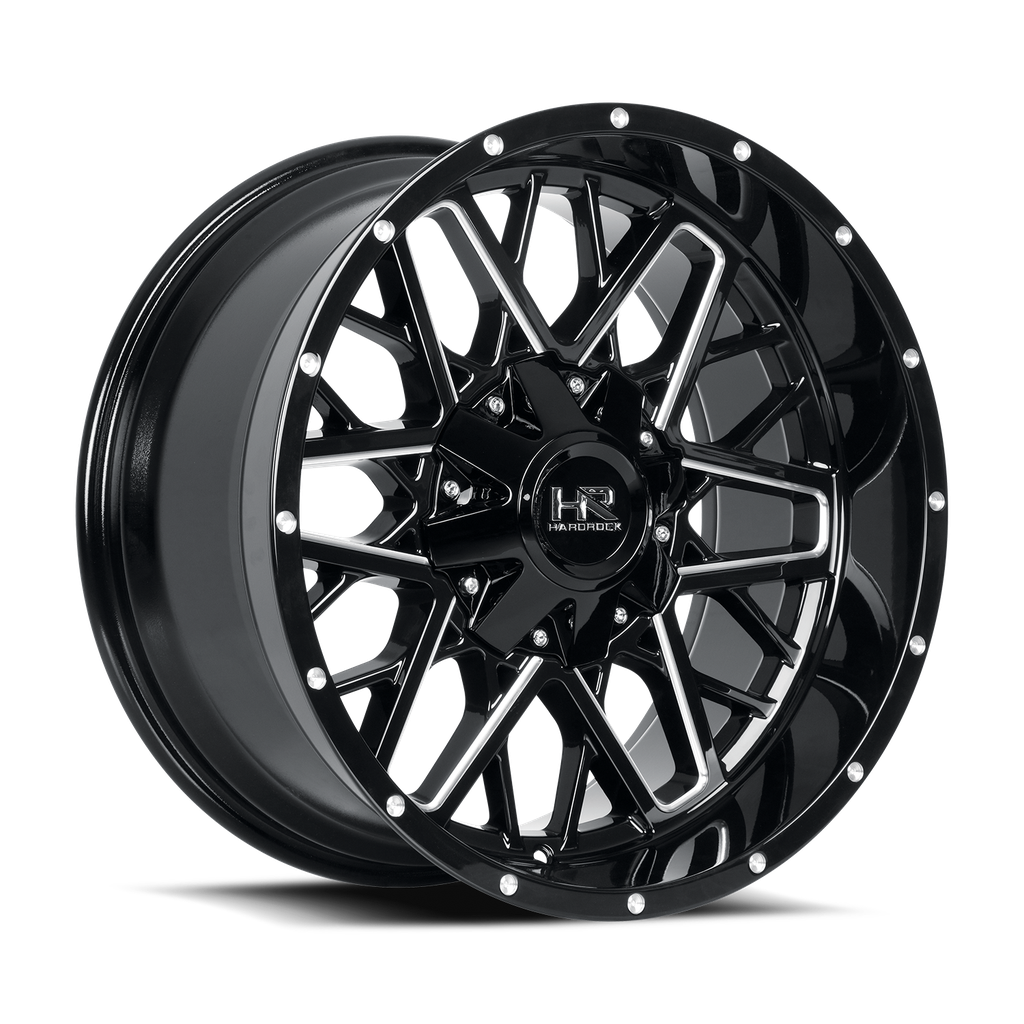 Bomber 20x12 8x165.1 -51 125.2 Gloss Black Milled