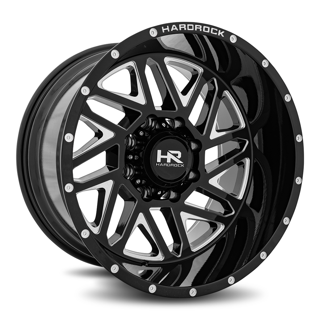 Bones XPosed 20x12 6x135 -44 87.1 Gloss Black Milled
