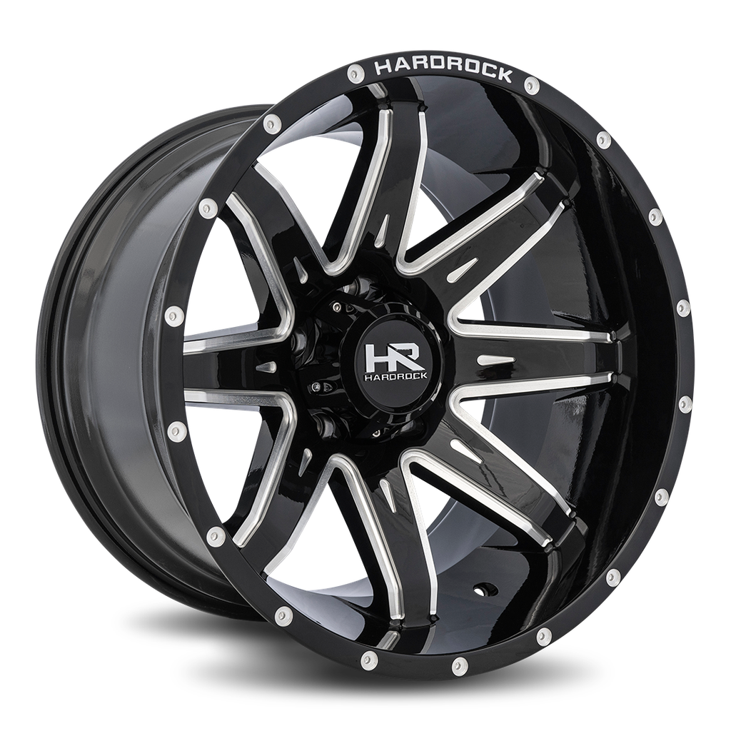 Painkiller XPosed 20x12 5x139.7 -44 87 Gloss Black Milled