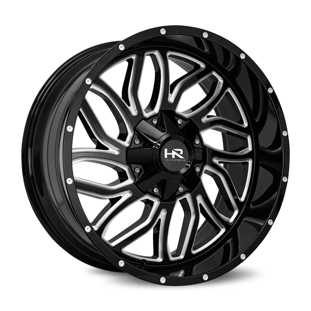 Destroyer 22x10 8x165.1 -25 125.2 Gloss Black Milled