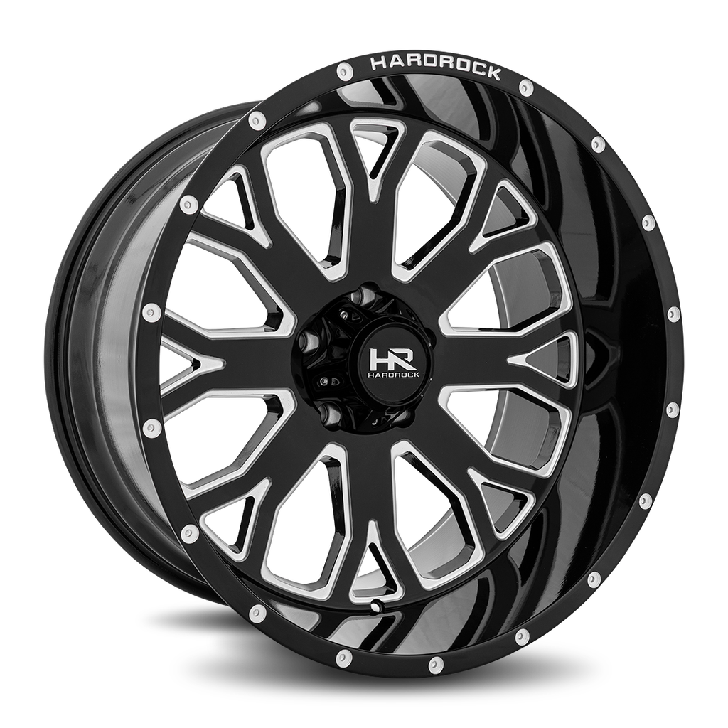 Slammer XPosed 22x12 8x180 -44 125.2 Gloss Black Milled