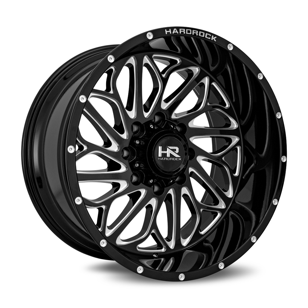 BlackTop Xposed 22x12 8x165.1 -51 125.2 Gloss Black Milled