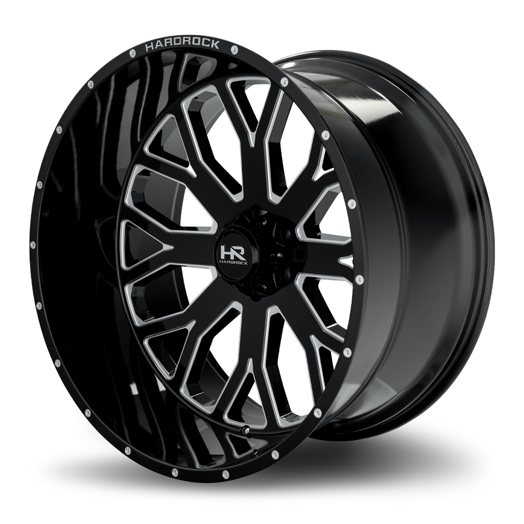Slammer Xposed 26x14 8x165.1 -76 125.2 Gloss Black Milled