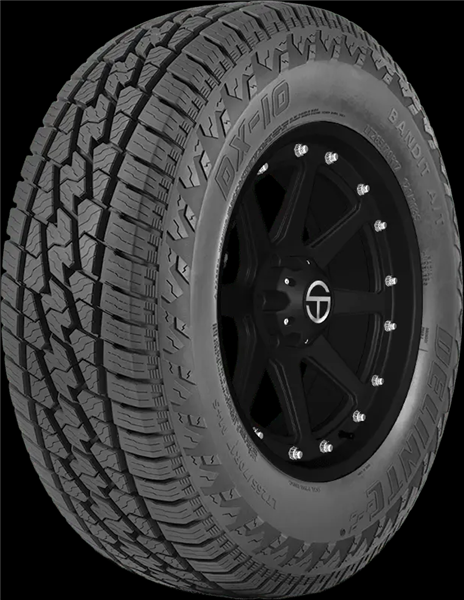 31X10.50R15LT DELINTE DX-10 BANDIT A/T 6PLY 109S 3PMSF M+S**50K**+ROAD HAZARD