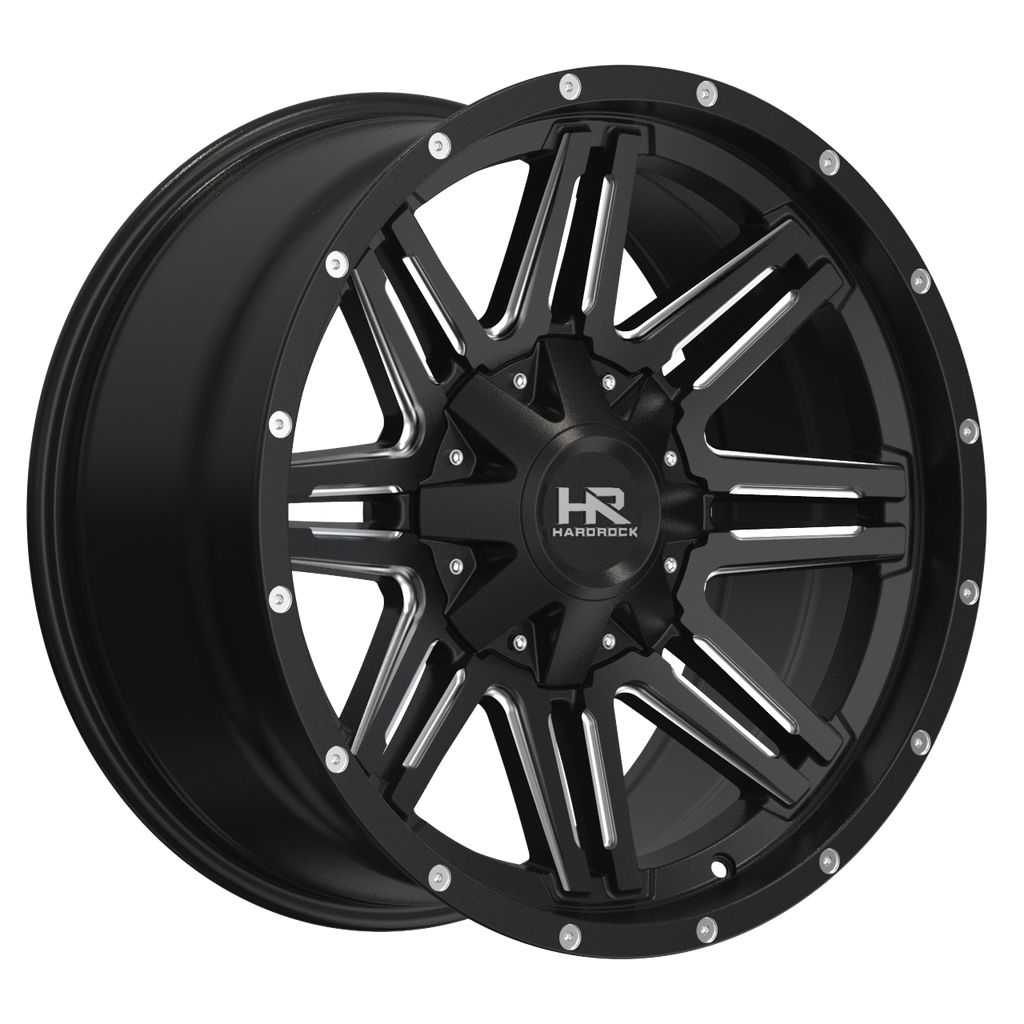 Warrior 20x10 8x165.1 -19 125.2 Gloss Black Milled