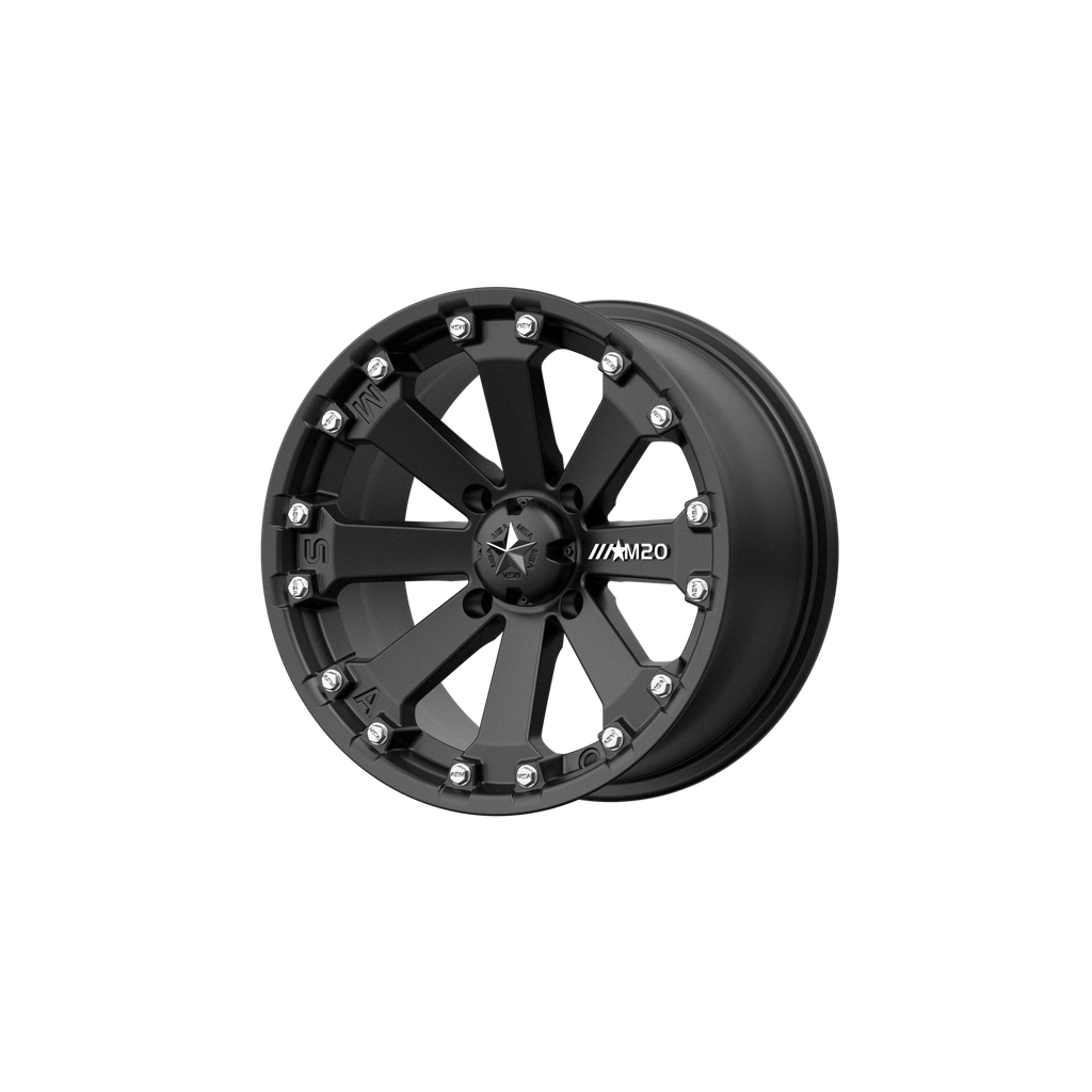 KORE UTV 16X7 4X156 MATTE BLACK 00MM