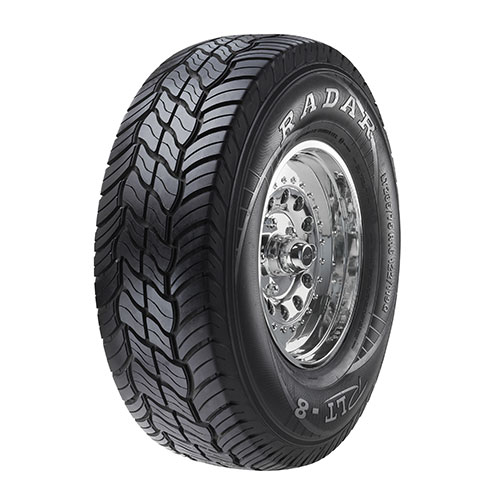 LT265/70R17 RADAR RLT8 A/T 10PLY 121/118R M+S+ROAD HAZARD**MADE BY MICHELIN