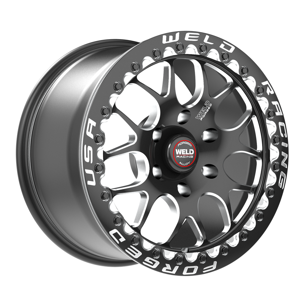 15x10 SM77 6HD 6x139.7 BS 6.5 (25mm) SO P025 Hub 87.1 GBM + POL CON SBL M/T Black (BL GB)