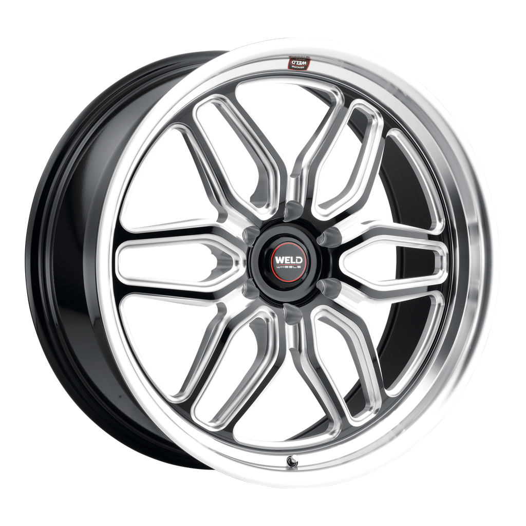 22x9.5 Laguna 6 6x139.7 ET25 BS 6.23 Gloss BLK MIL DIA 106.1