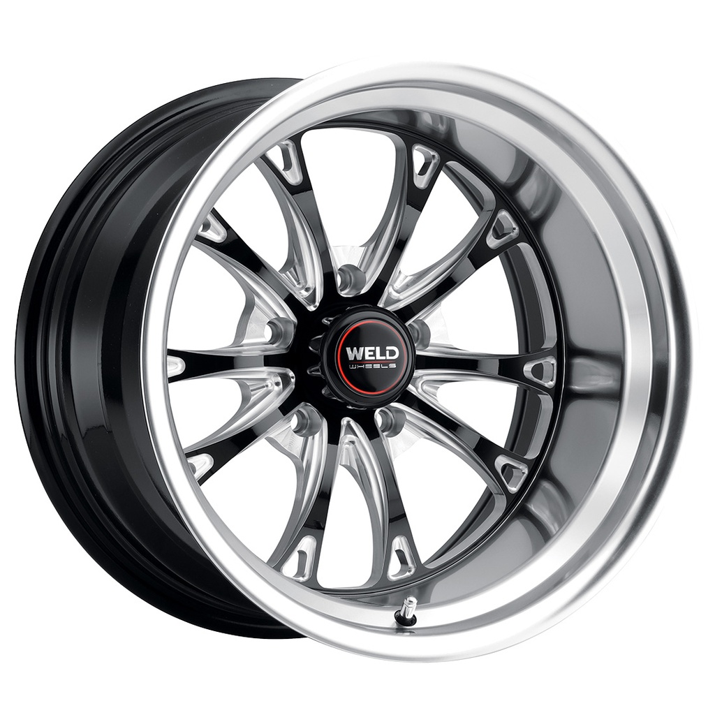 18x9.5 Belmont 5x114.3 ET29 BS6.375 Gloss BLK MIL DIA 72.56