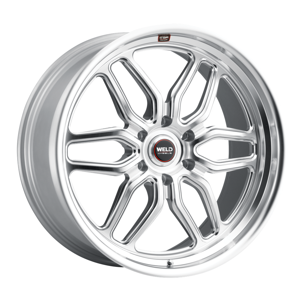22x9 Laguna 6 6x139.7 ET25 BS 5.98 Gloss Sil Mach  106.1