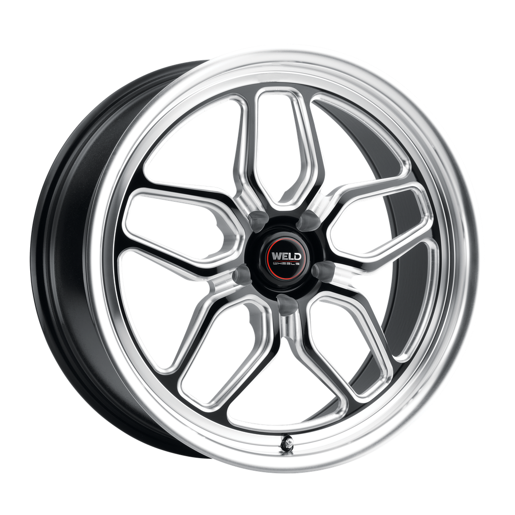 20x10.5 Laguna Drag 5x127 ET38 BS7.25 Gloss BLK MIL DIA 71.5