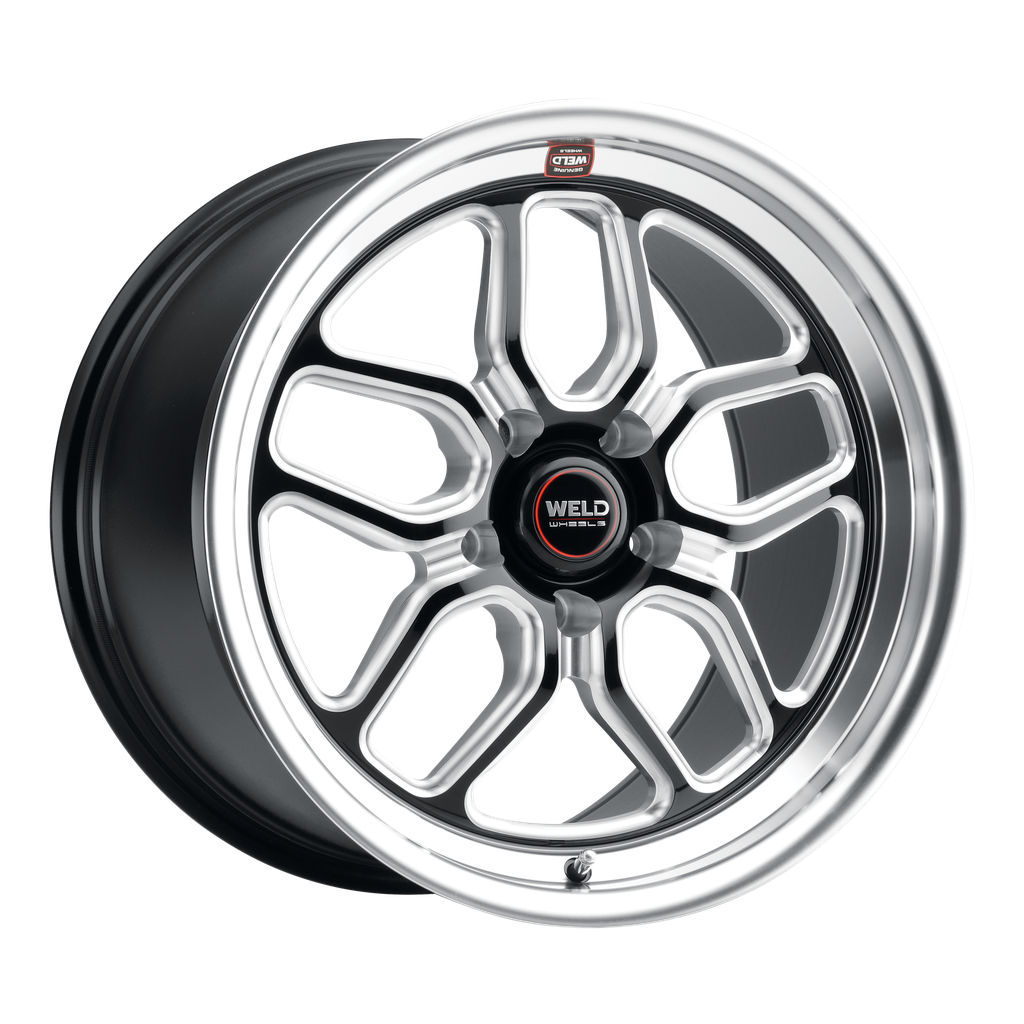 18x10 Laguna Drag 5x120 ET45 BS7.25 Gloss BLK MIL DIA 78.1