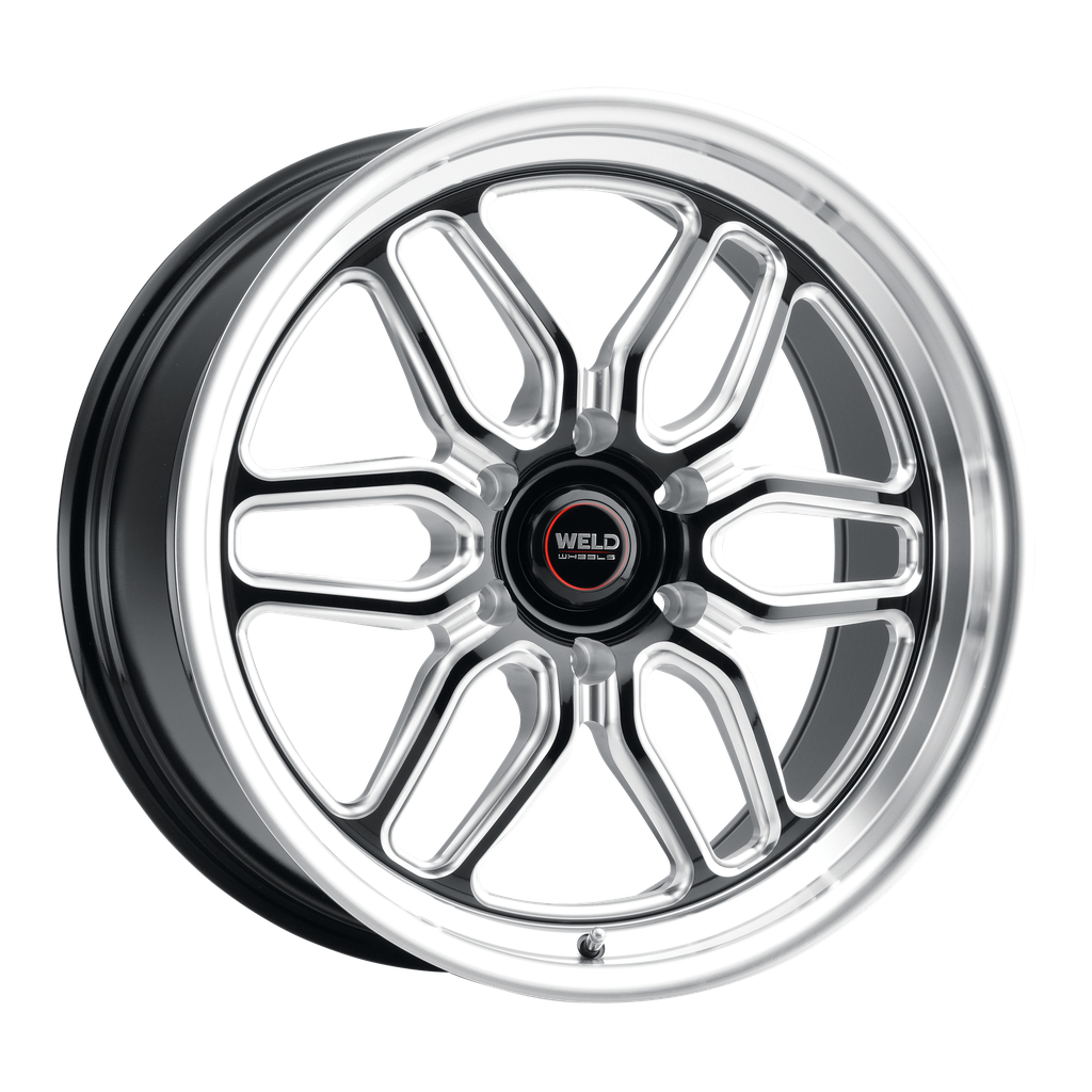 20x7 Laguna 6 Drag 6x135 ET13 BS4.50 Gloss BLK MIL DIA 87.1