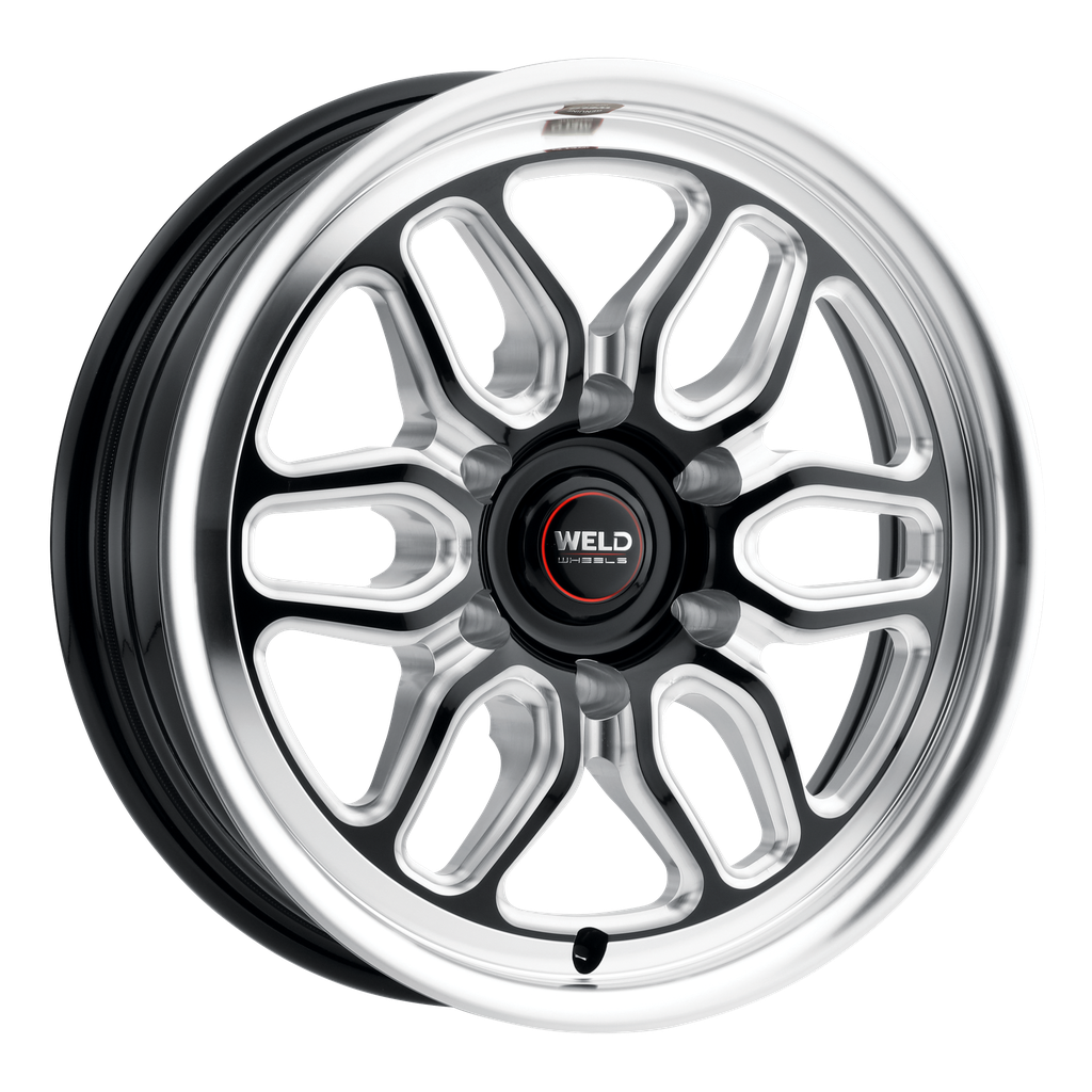 17x5 Laguna 6 Drag 6x139.7 ET-25 BS2.00 Gloss BLK MIL DIA 106.1