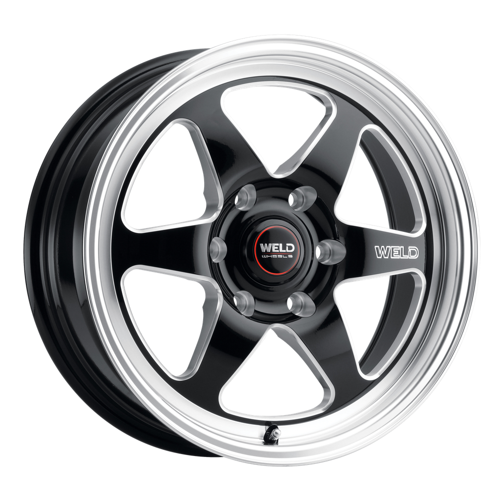 20x9.5 Ventura Six Drag 6x127 ET35 BS6.625 Gloss BLK MIL DIA 78.1