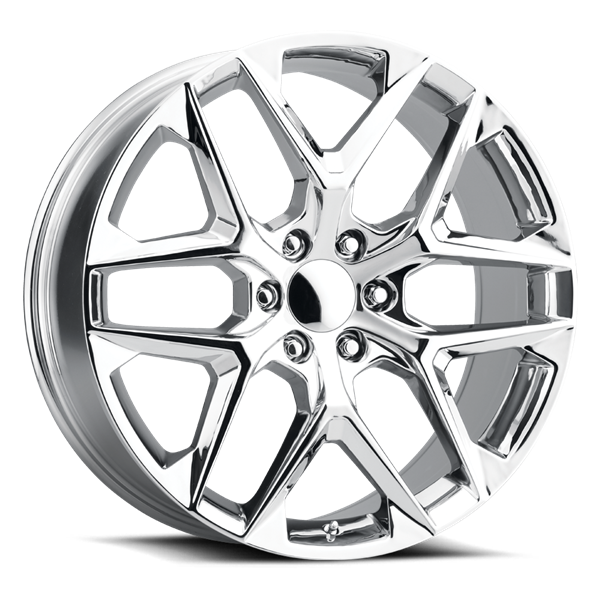 2142 REPLICA 24X10+31 6X139.7 C.B 78.10 CHROME