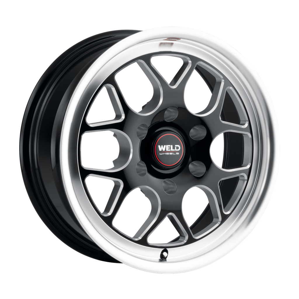17x7 Solana Drag 6x139.7 ET00 BS 4 Gloss BLK MIL DIA 106.1
