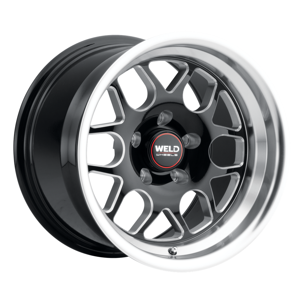 15x10 Solana Drag 5x120.65 ET45 BS 7.27 Gloss BLK MIL DIA 78.1