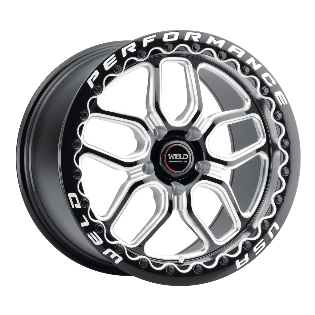 20x10.5 Laguna Bead Lock 5x127 ET38 BS7.25 Gloss BLK MIL DIA 71.5