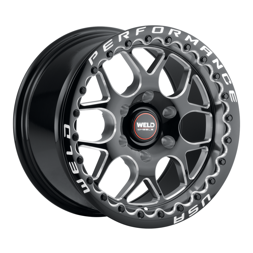 17x10 Solana Beadlock 6x139.7 ET25 BS 6.48 Gloss BLK MIL DIA 106.1