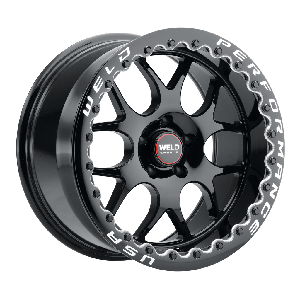 18x10 Solana Beadlock 5x114.3 ET00 BS 5.5 Gloss BLK 78.1