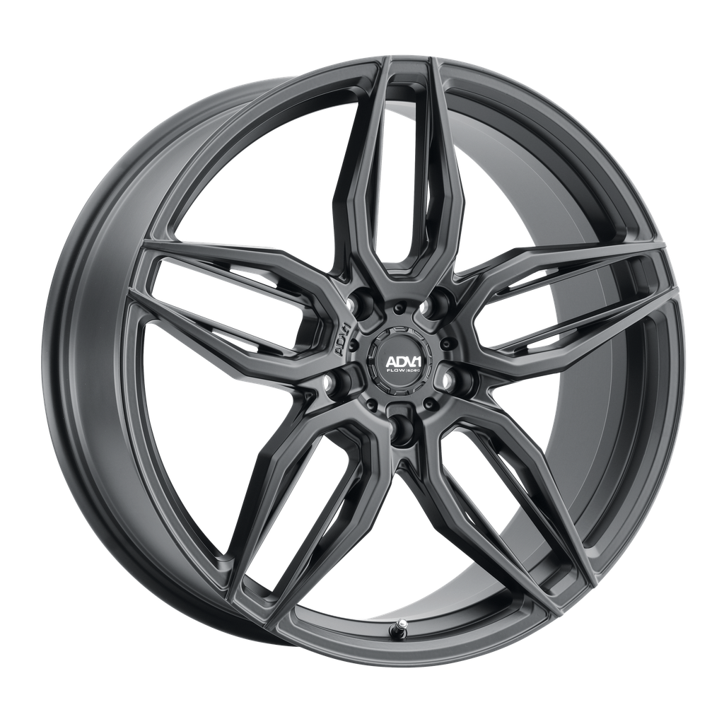 20x9.5 ADV005 DC 5x120 ET18 BS6.0 Satin BLK 72.56