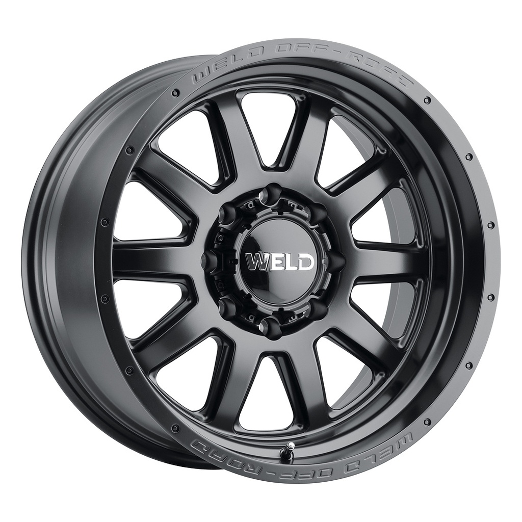 20x9 Stealth  8x165.1  ET00 BS 5.01 Satin BLK 125.1