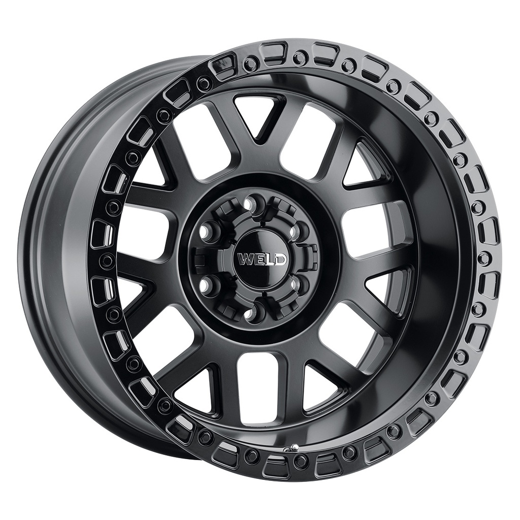 17x9.0 Cinch 6x135 6x139.7 ET-12 BS4.50 Satin BLK Gloss BLK 106.1