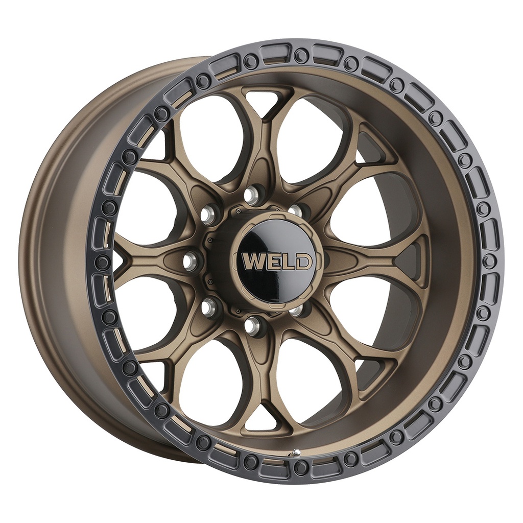 20x9 Ledge 8 8x180  ET00 BS 5.00 Satin BRZ / Satin BLK Ring 124.3