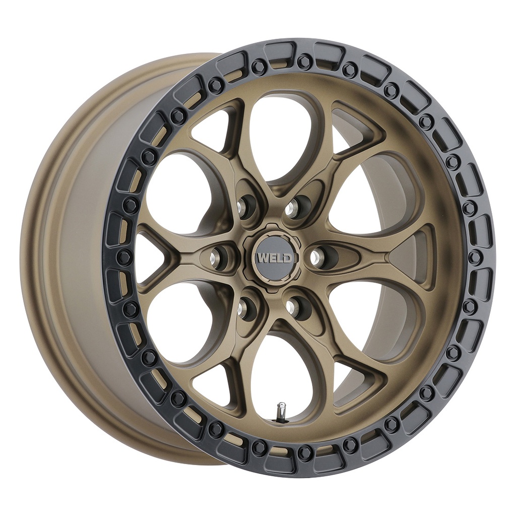 17x9 Ledge 6 6x139.7  ET-12 BS 4.50 Satin BRZ / Satin BLK Ring 106.1