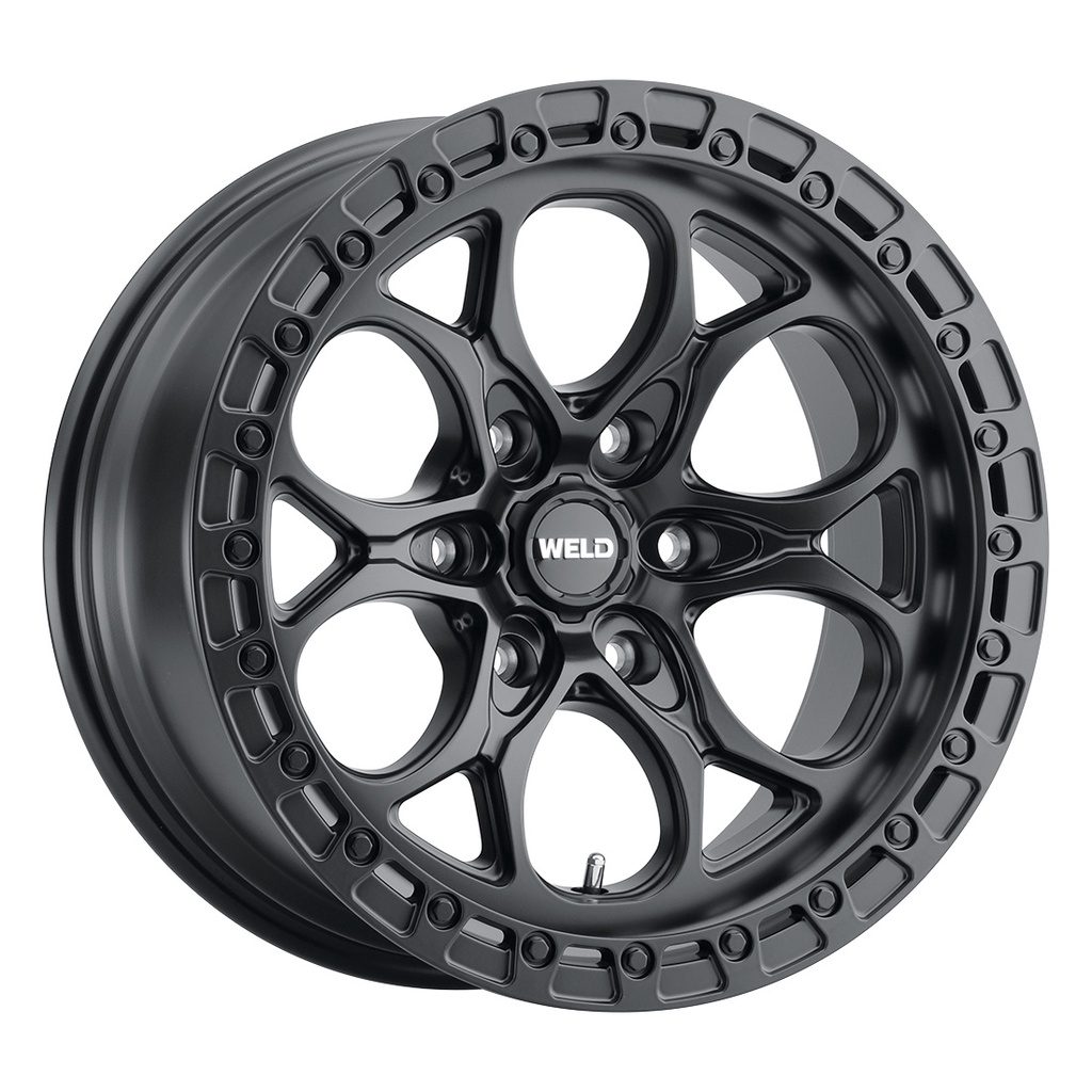 18x9 Ledge 6 6x135  ET00 BS 5.00 Satin BLK / Satin BLK Ring 87.1