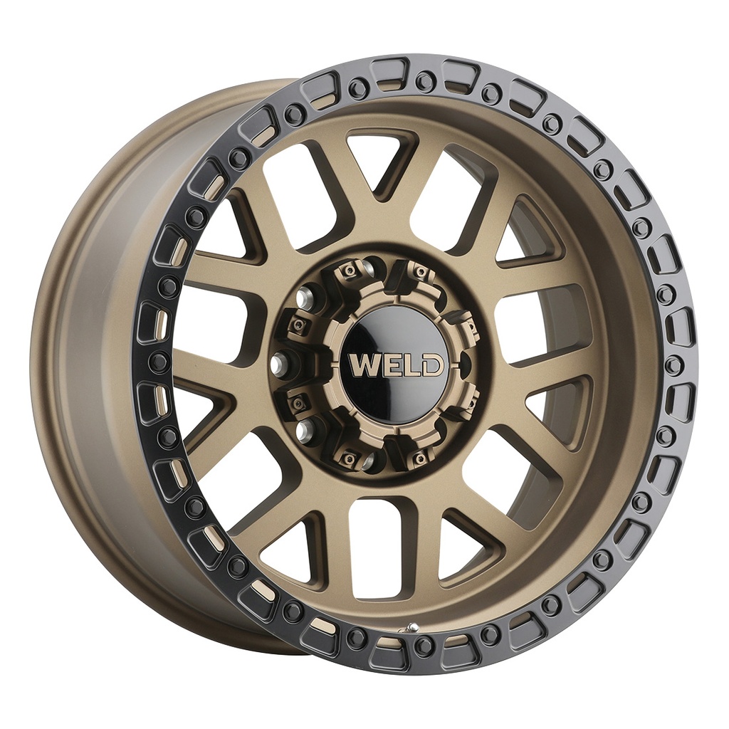 20x10 Cinch 8x165.1  ET-18 BS 4.75 Satin BRZ / Satin BLK Ring 125.1