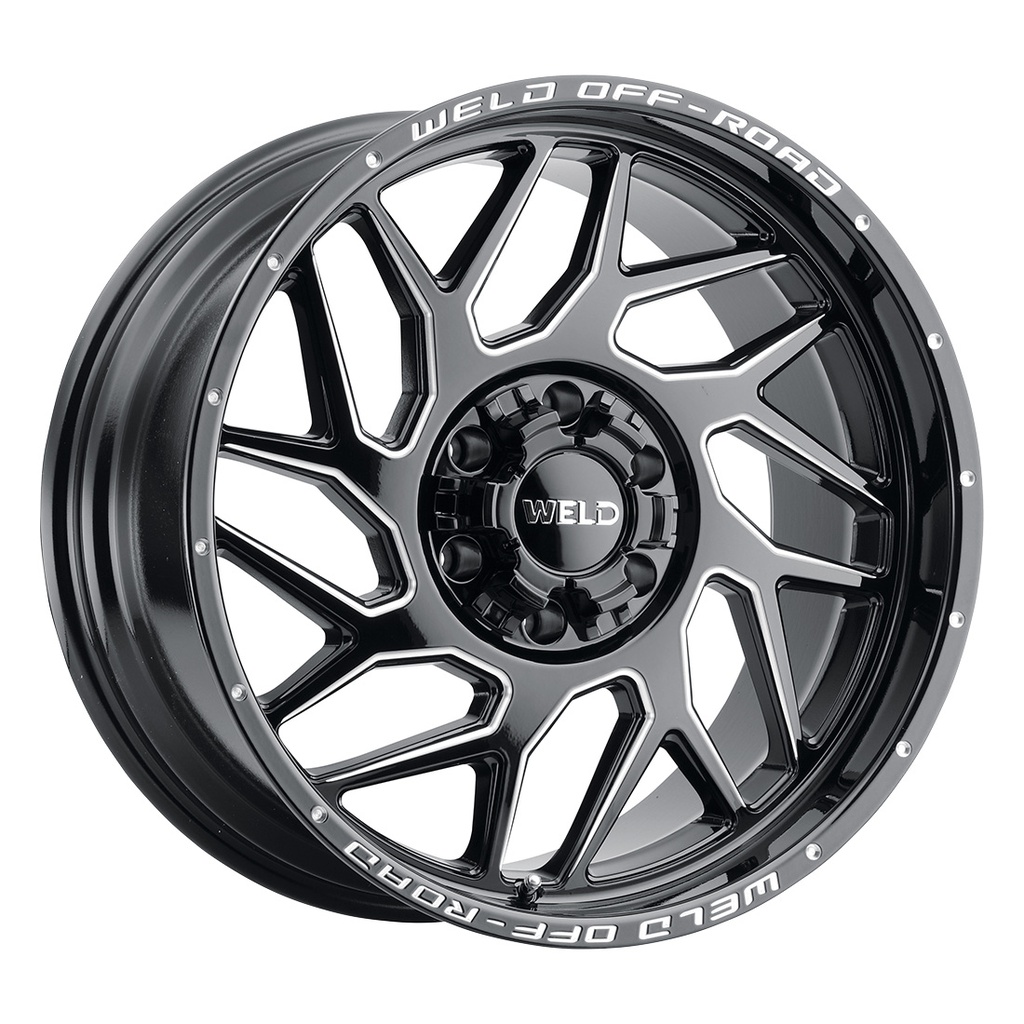 20x12 Fulcrum 6x135 6x139.7 ET-44 BS4.75 Gloss BLK MIL 106.1