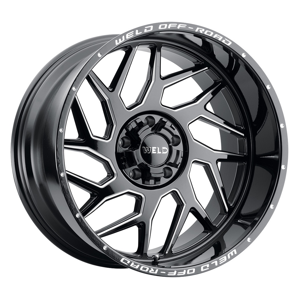 22x12 Fulcrum 5x127 5x139.7 ET-44 BS4.75 Gloss BLK MIL 87.1