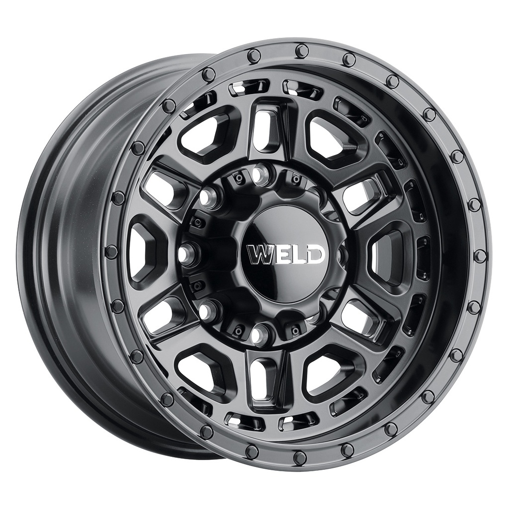 17x9 Crux 8x165.1  ET00 BS 5.00 Satin BLK 125.1