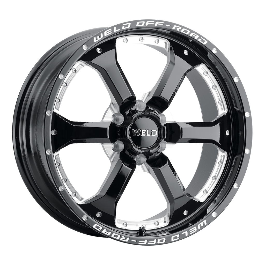 20x9 Granada Six 6x135  ET00 BS5.00 Gloss BLK MIL 87.1