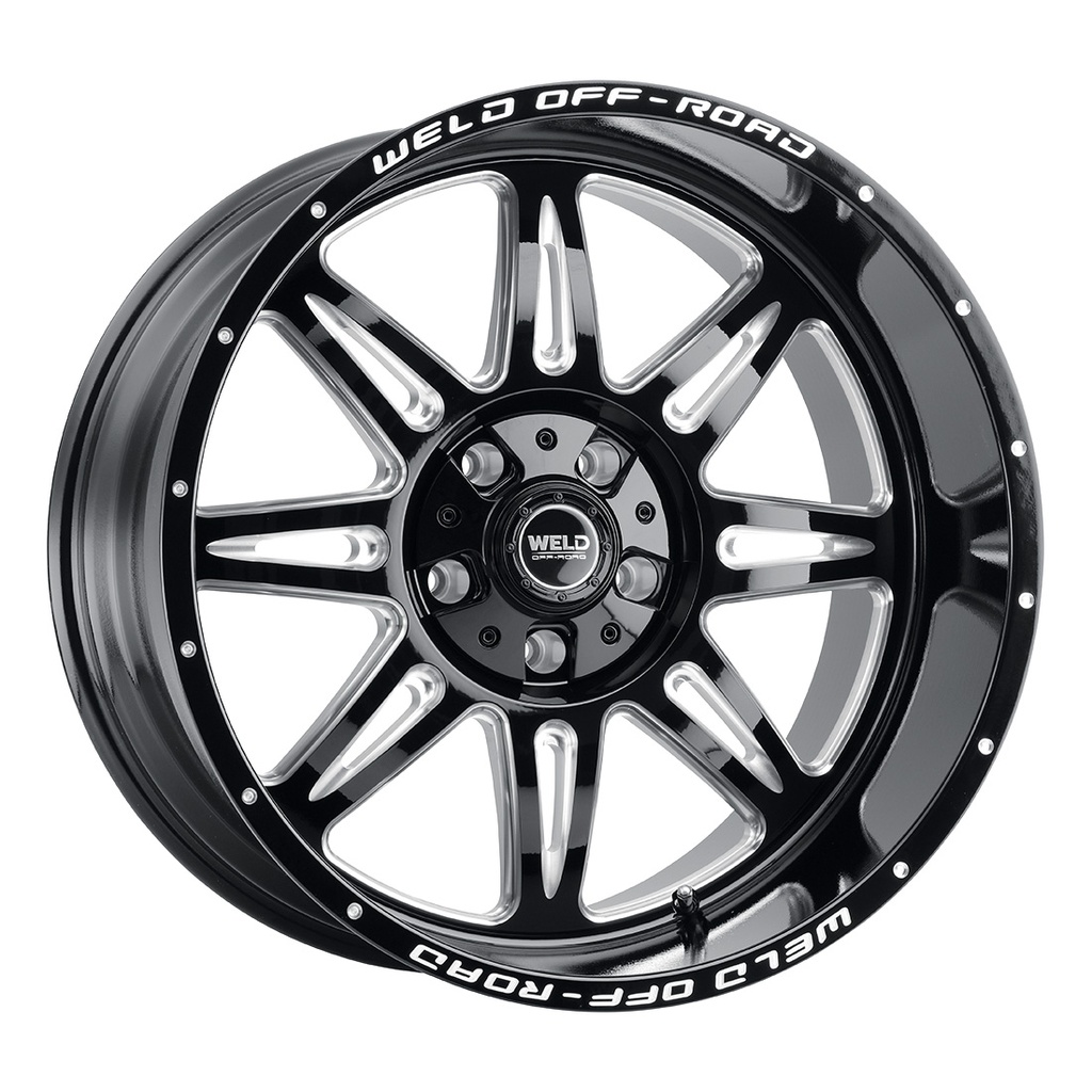 22x12 Cheyenne 5x139.7 5x150 ET-44 BS4.75 Gloss BLK MIL 110.2