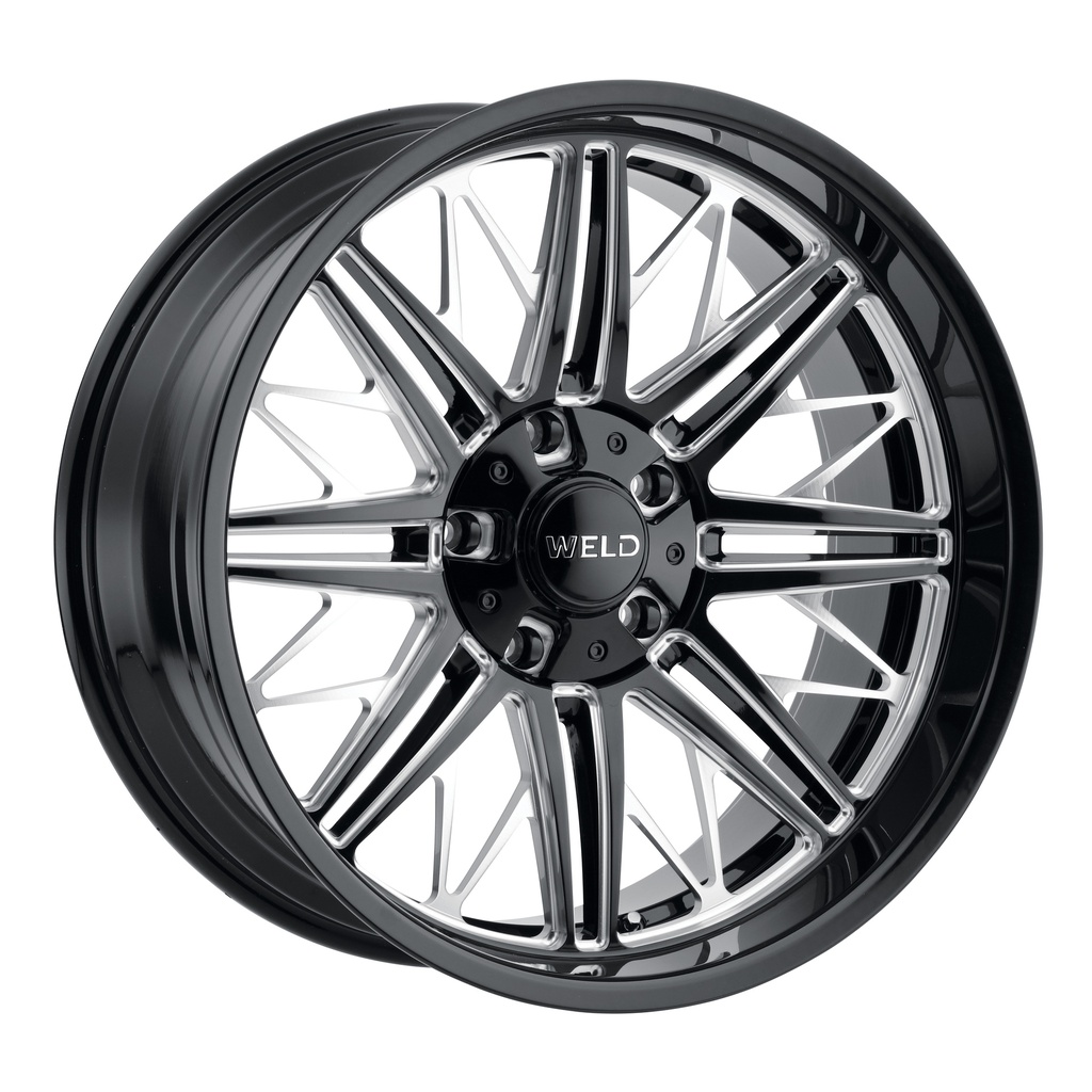 22x12 Cascade 8x170  ET-44 BS4.75 Gloss BLK MIL 125.1